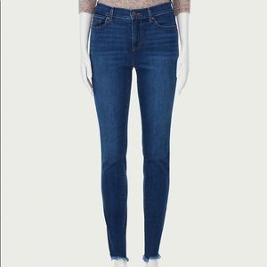LOFT Women's NWT Skinny Crop Chewed Hem Skinny Jeans